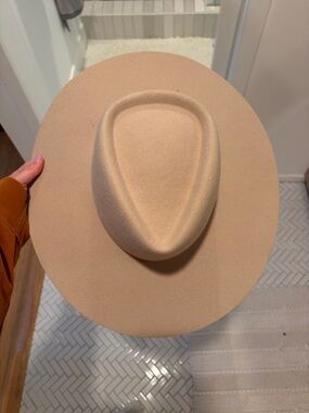 GIGI PIP Blush Wide-Brim Felt Hat